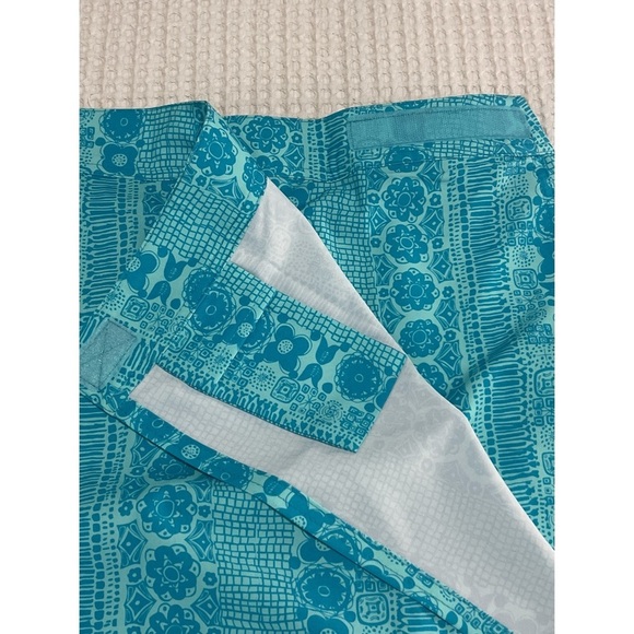 RipSkirt Hawaii Skirt Women’s XXL Teal Blue Print Paía Beach Glass Wrap Cover Up - Picture 8 of 11
